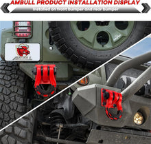 Load image into Gallery viewer, Premium 2 Pack D-Ring Shackle Bolts with Protective Coating for Trucks &amp; ATVs
