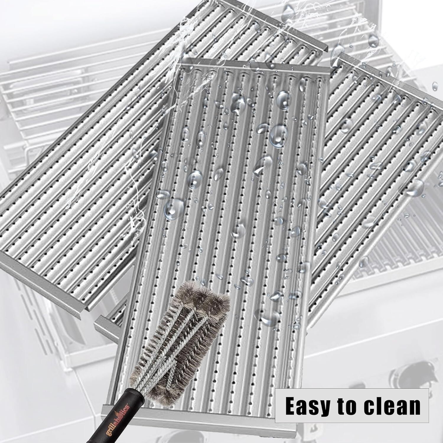 Durable 17" Emitter Plates for Charbroil Grill Series - Rust and Heat Resistant