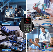 Load image into Gallery viewer, Variable 300W DC Power Supply with 4-Digit LED Display and Coarse Adjustment