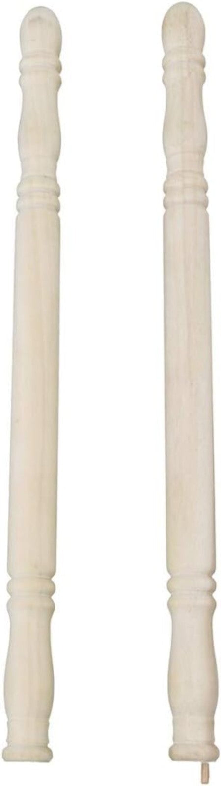 Round Sanded Corner Wall Protectors - 5-Piece Beechwood Set for Easy Install