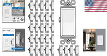 Load image into Gallery viewer, Versatile 3-Way Light Switch - 30-Pack Paddle Rocker, 120/277V, UL Certified