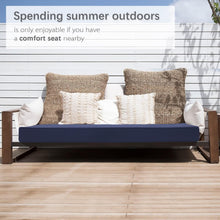 Load image into Gallery viewer, Luxurious 3-Inch Thick Patio Cushion for Outdoor Benches - Colorfast &amp; Durable