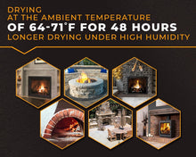 Load image into Gallery viewer, Fireproof 30 lbs Castable Cement Mix - 3110°F Thermal Insulation for Fireplaces