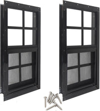 Load image into Gallery viewer, Versatile 2-Pack Sliding Windows for Sheds, Playhouses &amp; Garages - Easy Install