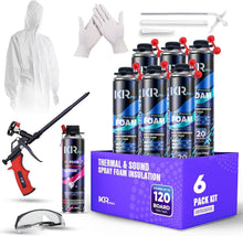 Load image into Gallery viewer, Fast Curing Spray Foam Insulation Kit with Cleaning Tools - Outdoor &amp; Indoor Use