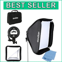 Load image into Gallery viewer, Portable 32" x 32" Softbox with Adjustable Speedlite Bracket for Light Control