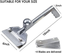 Load image into Gallery viewer, Professional Grade Grill Cleaning Kit - Includes Heavy Duty Scraper &amp; 5 Blades