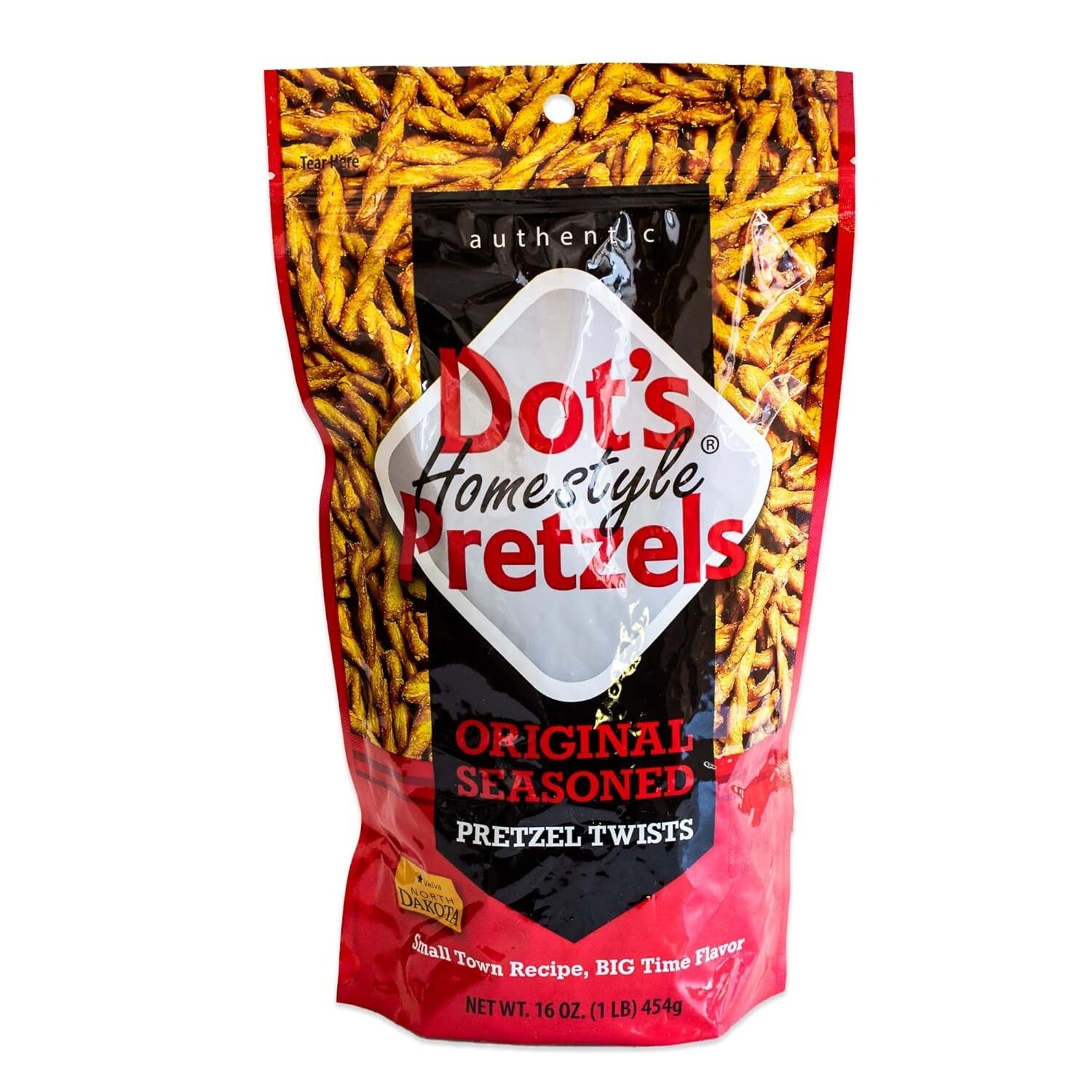 Dot's Variety Pack: Gourmet Cinnamon Sugar & Mustard Pretzel Twists - 4x16oz