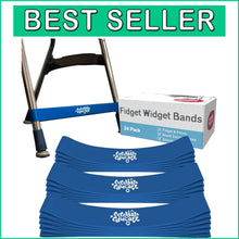 Load image into Gallery viewer, Chair Bands for Kids - Engage Muscles &amp; Improve Focus - 24 Rubber Fidget Bands