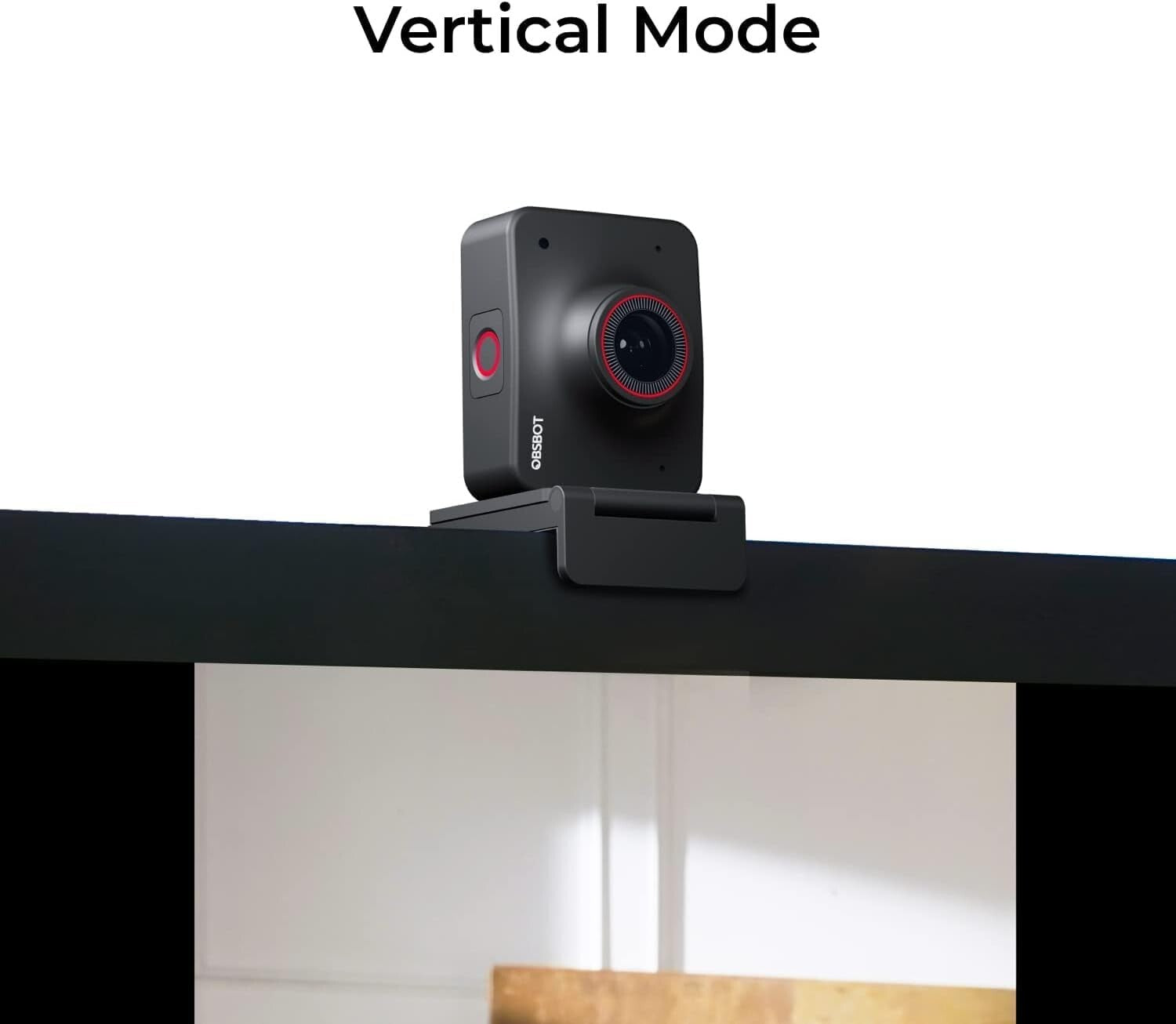 Smart 4K Webcam with Autofocus, Bokeh Effect & Built-in Mic for Professionals