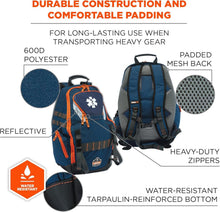 Load image into Gallery viewer, Versatile First Responder Backpack with Reflective Borders &amp; ID Slots - 24L