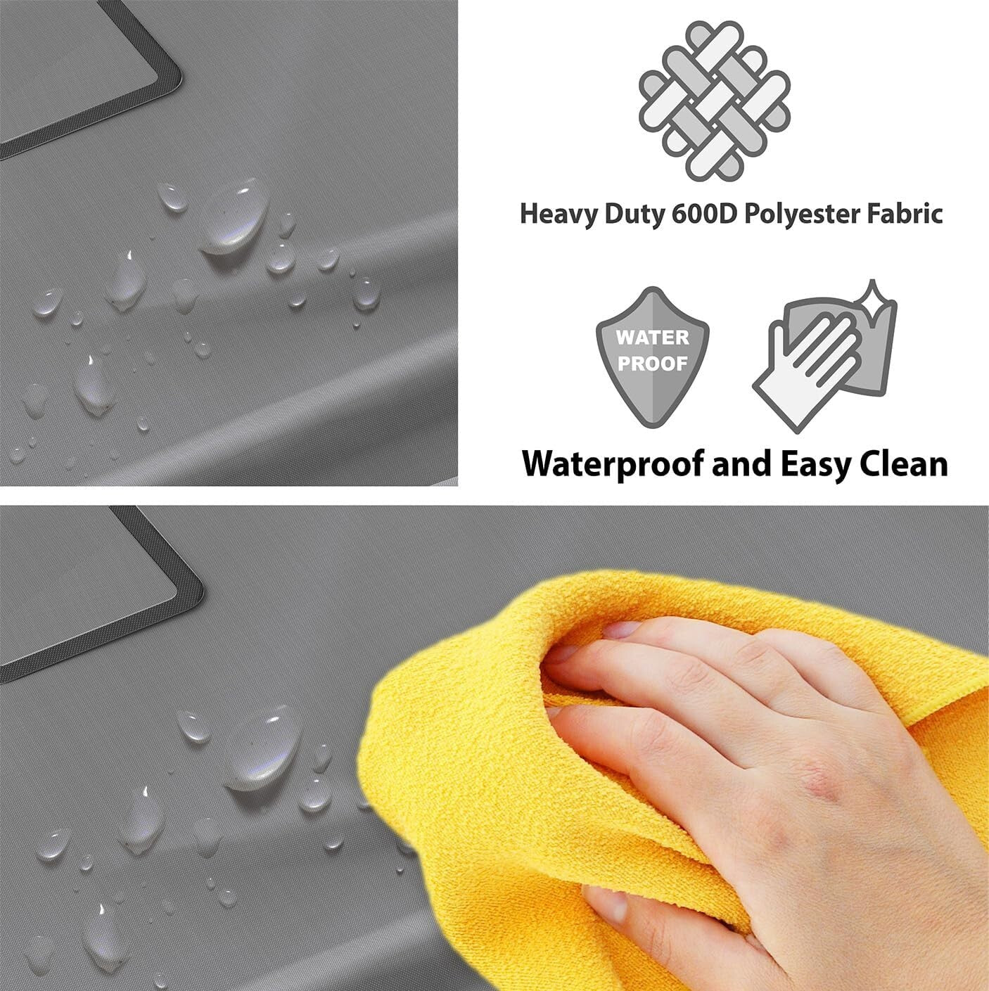 Durable 4-Bag Laundry Sorter with Smooth-Rolling Wheels - Modern Design