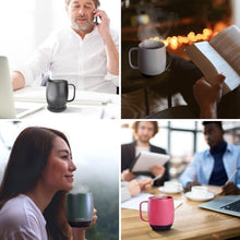 Load image into Gallery viewer, Elegant 14 oz Temperature-Controlled Self-Heating Coffee Mug - True Pink