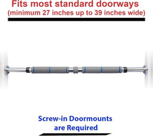 Load image into Gallery viewer, Maximiza Pull Up Bar - Perfect for Upper Body Workout, Fits 27-39” Doorways