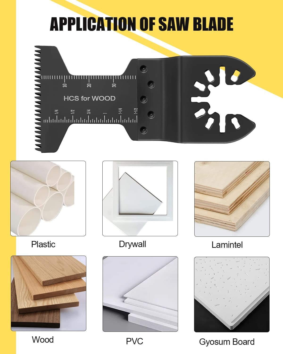 Durable 60pcs Oscillating Blades with Quick Release Design for All Major Brands