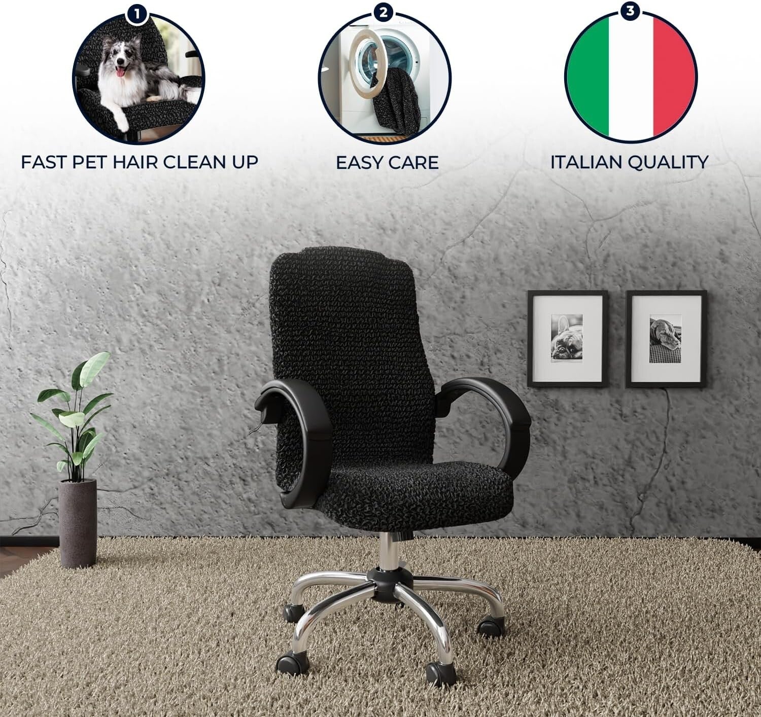 Breathable and Hypoallergenic Chair Cover - Perfect for Office & Gaming Chairs