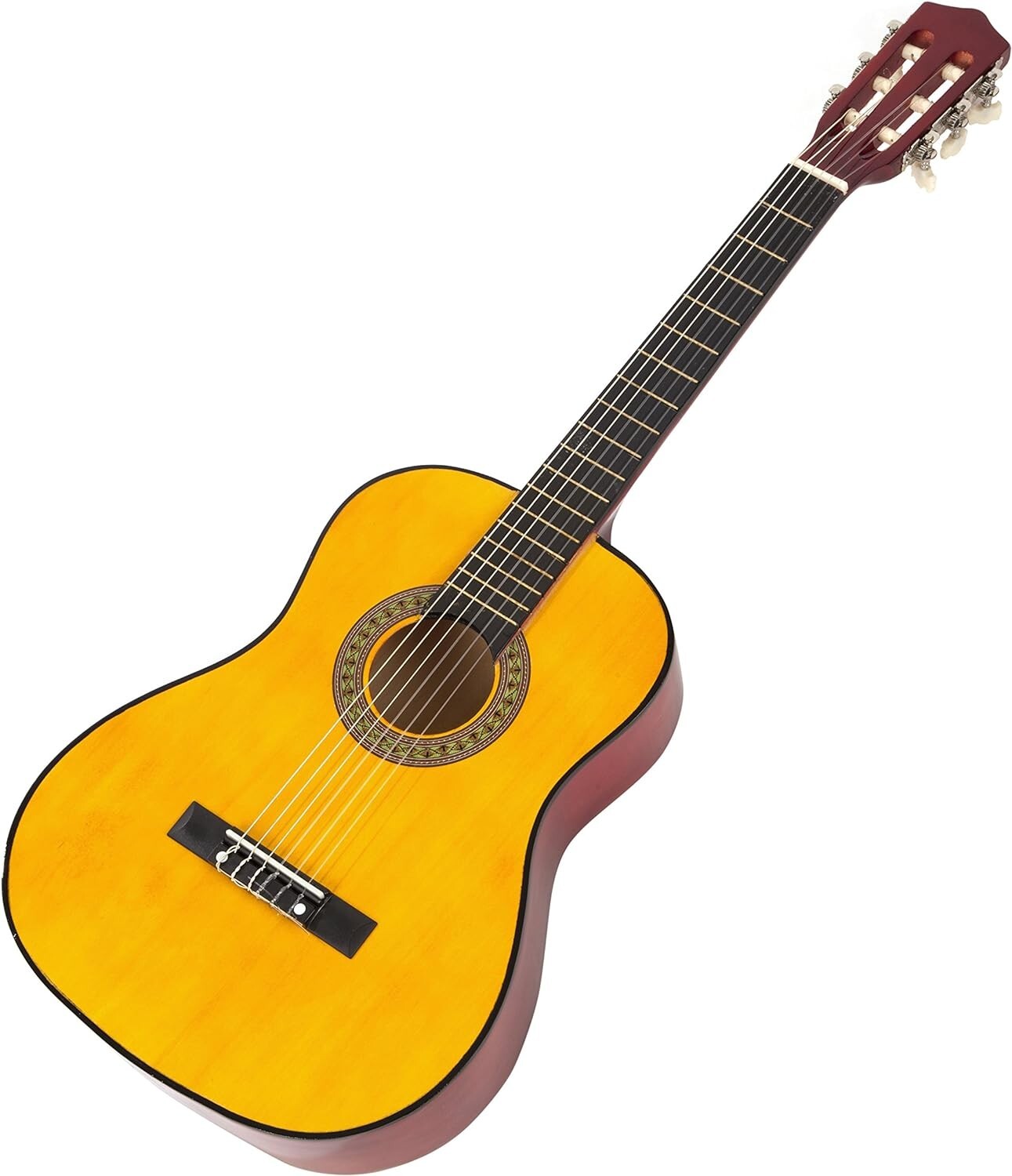 Beginner-Friendly 34-Inch Natural Classical Guitar with Interactive Lessons