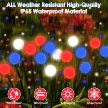 Load image into Gallery viewer, Brighten Your Garden with Solar 4th of July Lights - 8 Durable LED Decorations