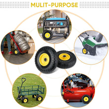 Load image into Gallery viewer, Tough 2 Pack 13" Flat Free Tires – Ideal for All Terrain Use &amp; Smooth Transport