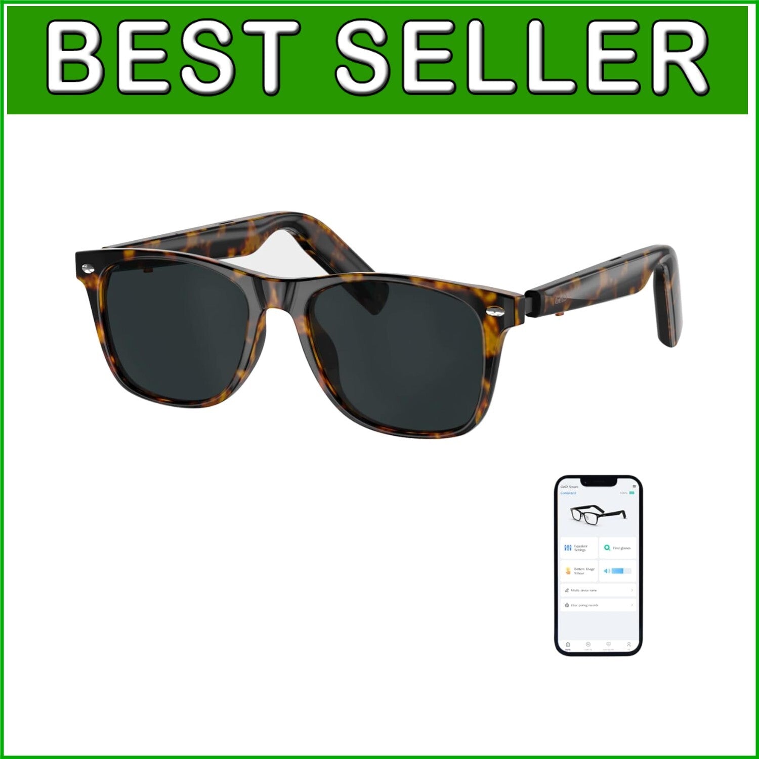 Smart Eyewear with AI Translation & Music Features - Ideal for Travel & Meetings