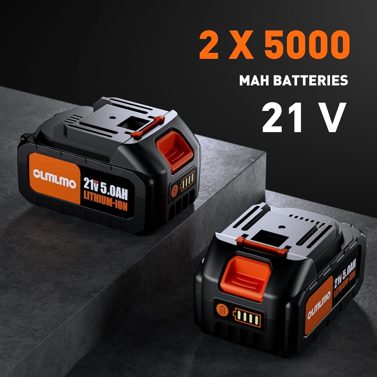 Powerful Cordless Impact Wrench 800 Ft-lbs/1100Nm - Compact Suitcase Included