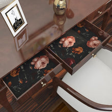 Load image into Gallery viewer, Elegant Black Floral Peel and Stick Wallpaper - Large Coverage 17.5in x 393.7in