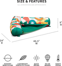 Load image into Gallery viewer, Noodle Sling Pool Float: Inflatable-Free Comfort with Cup Holder - Fruit Salad