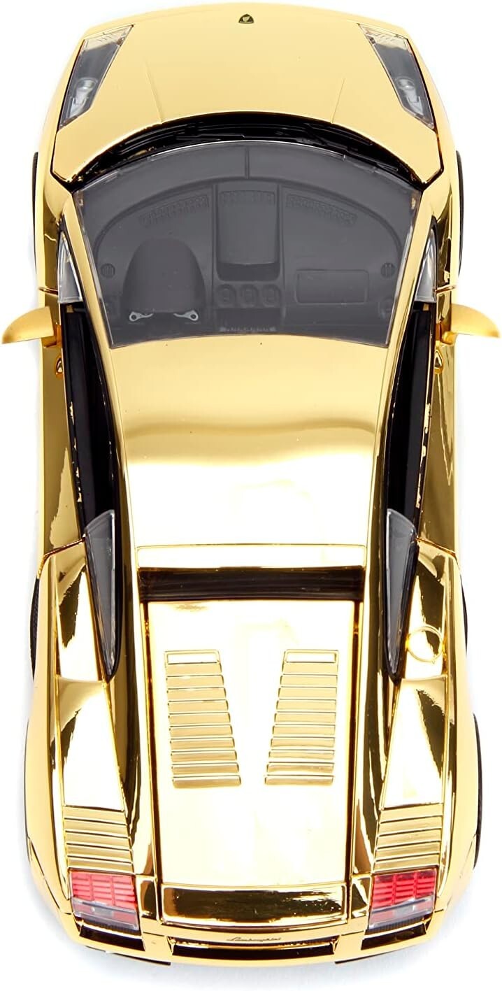 Fast & Furious Gold Chrome Lamborghini Gallardo Collector's Die-Cast Car - 1:24