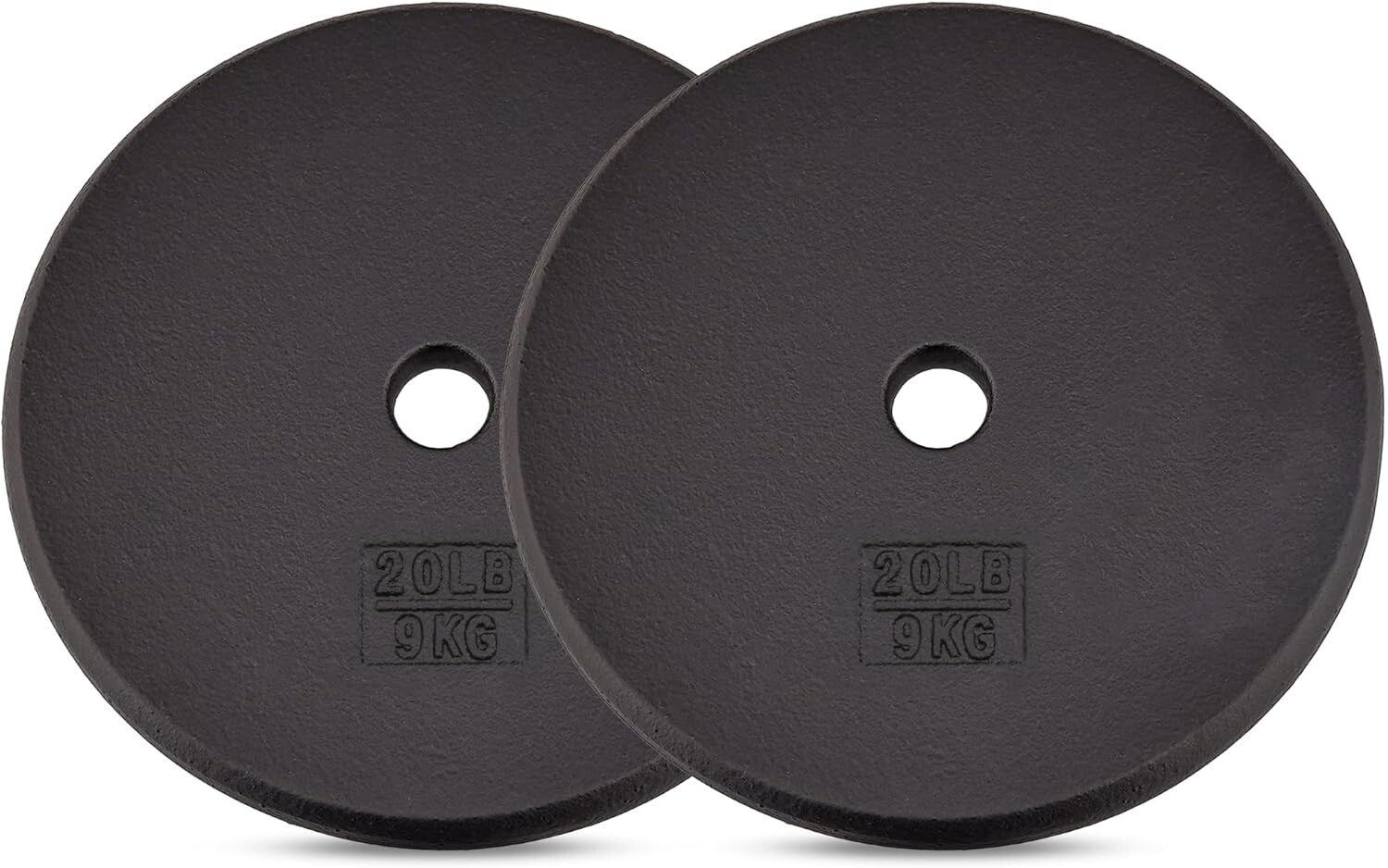 Durable 1" Cast Iron Weight Plate Set – Perfect for Strength and Weight Training