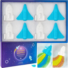 Load image into Gallery viewer, Galactic 8 Pack Bath Bombs - Organic, Colorful Fun for Kids &amp; Toddler Bathing
