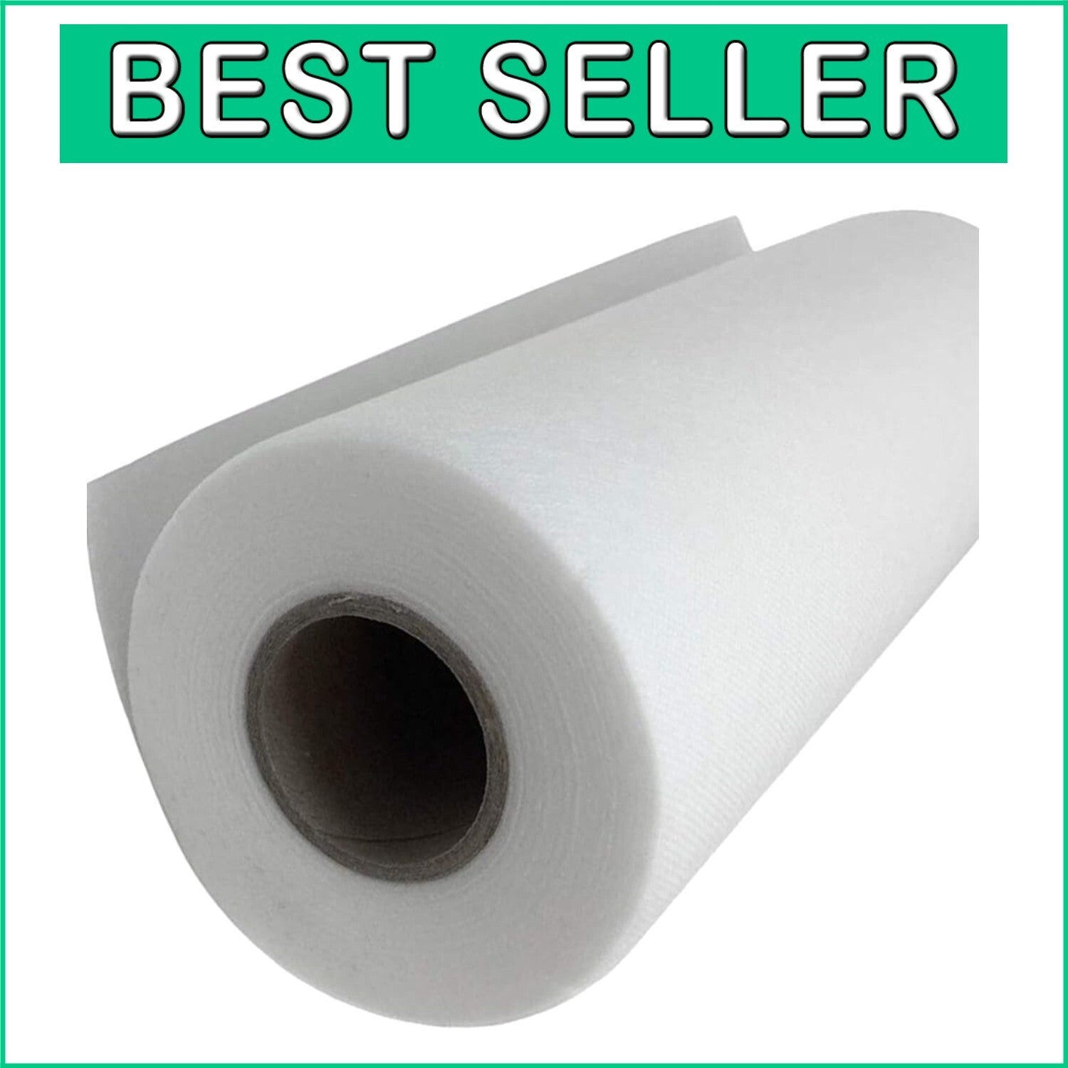 1.5oz Wash Away Stabilizer for Embroidery Backing & Topping, 12" x 50 yd Roll