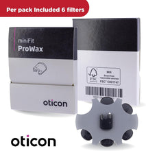 Load image into Gallery viewer, 10 Packs of Genuine MiniFit ProWax Filter Guards for Optimal Sound Quality