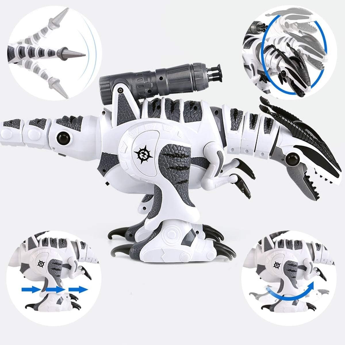 Multi-Function Remote Control Dinosaur Toy with Combat Mode & Touch Interaction