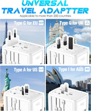 Load image into Gallery viewer, Multi-Device PD 35W Travel Adapter - Safe &amp; Efficient International Charging
