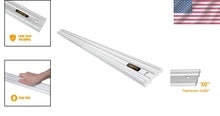 Load image into Gallery viewer, Heavy-Duty 50-Inch Aluminum Straight Edge with Smooth Reference Edge &amp; Tolerance