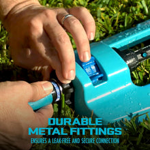 Load image into Gallery viewer, Heavy-Duty Oscillating Sprinkler with Metal Base - 4,400 Sq Ft Lawn Coverage