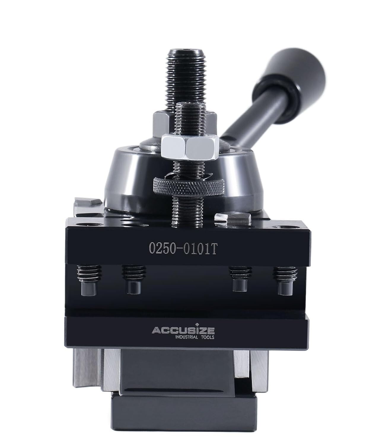 8-Piece Hardened Steel Quick Change Tool Post Set for Versatile Lathe Operations