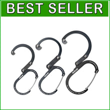 Load image into Gallery viewer, Compact and Durable 360° Carabiner Clip Set - Perfect for All Outdoor Adventures