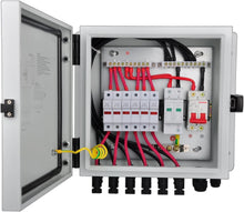 Load image into Gallery viewer, All-In-One 6 String PV Combiner Box with Fuse, Breaker, and Protection Features