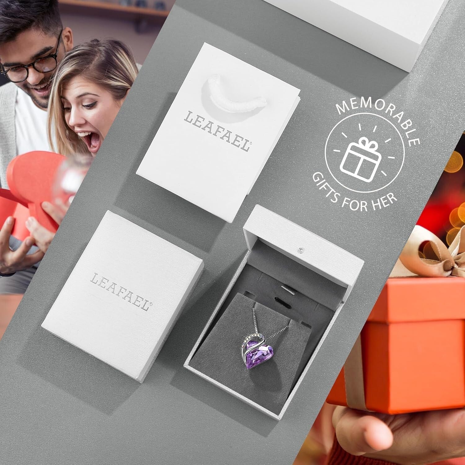 Delicate Infinity Love Pendant Necklace with Birthstone - Mother's Day Jewelry