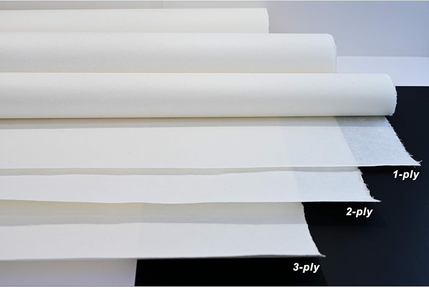 Authentic HanJi Paper - 10 Natural White Sheets, 28.3" x 55.9" for Creative Arts