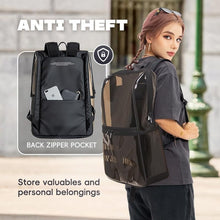 Load image into Gallery viewer, Heavy Duty Clear Backpack with Detachable Laptop Sleeve – Stadium Approved Style