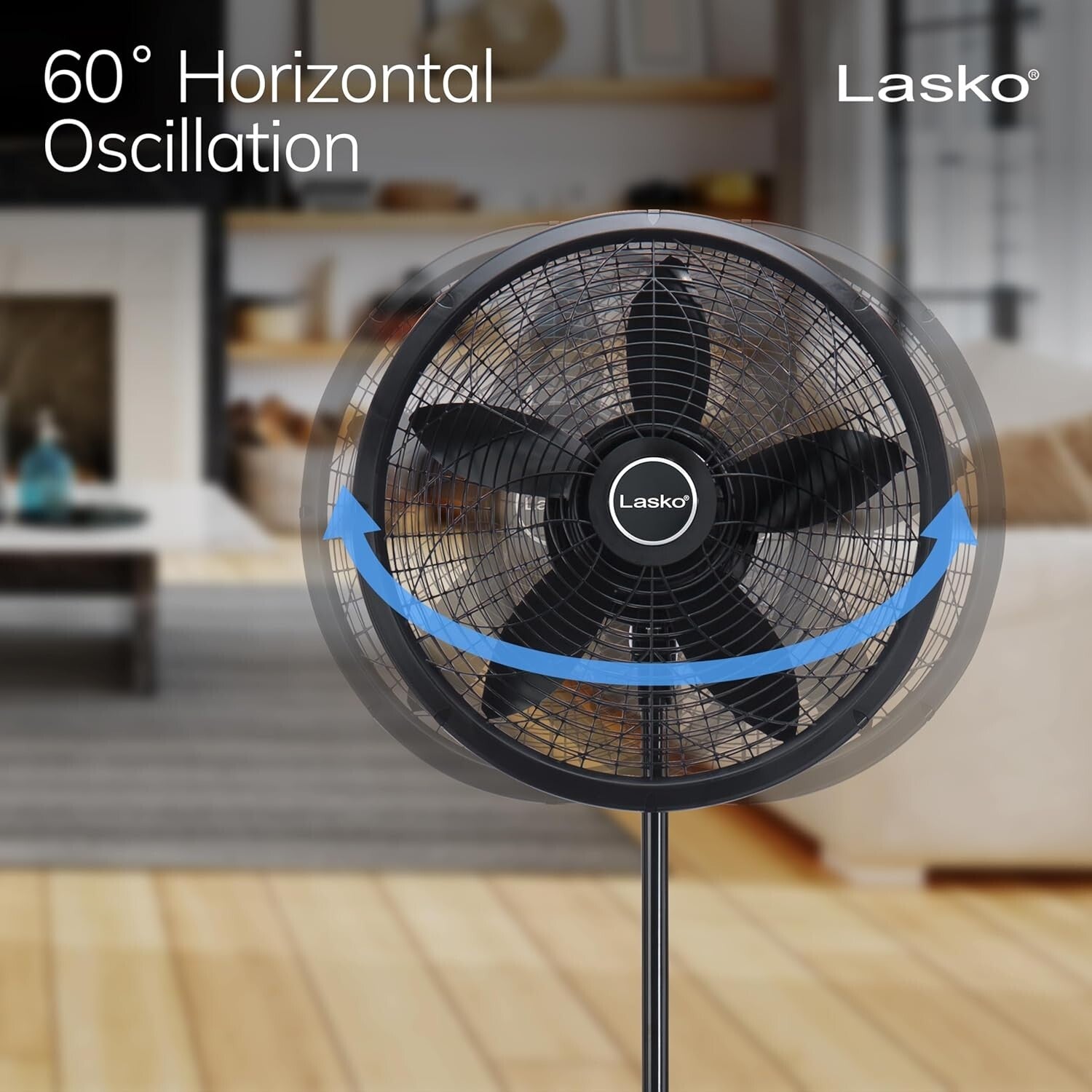Energy-Efficient Oscillating Fan with Adjustable Height for Modern Living