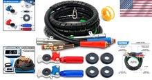 Load image into Gallery viewer, 15ft 3-in-1 Air Line Hose with Glad Hands for Tractor Trailers - 125PSI
