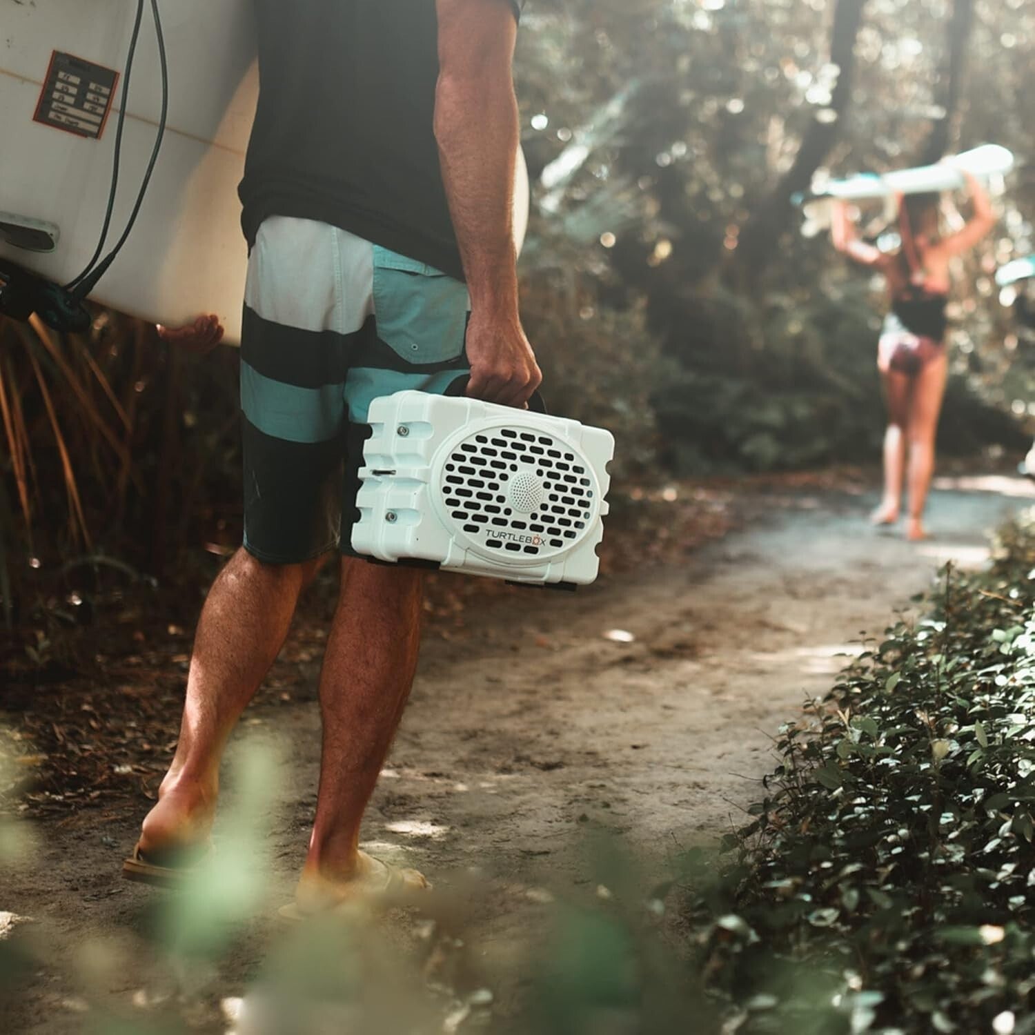 Rugged IP67 Waterproof Bluetooth Speaker - Stereo Pairing & Built-in Power Bank