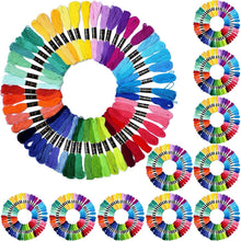 Load image into Gallery viewer, 10 Packs of 50 Colors Cotton Embroidery Floss - Perfect for Crafts &amp; Gifts