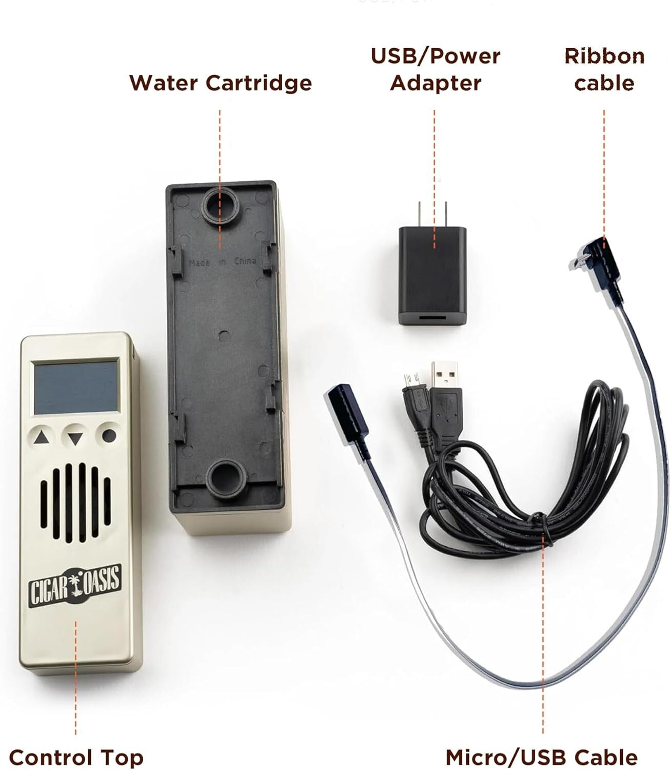 Efficient 3.0 Cigar Humidifier with Soft-Touch Buttons – Perfect Preservation