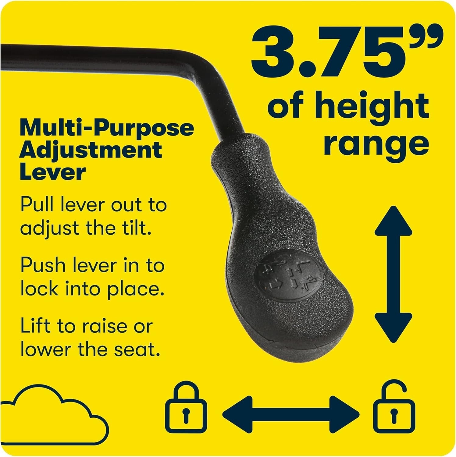 Adjustable High Back Big & Tall Office Chair with Plush Body Pillows & Support