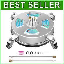 Load image into Gallery viewer, Circle 14" Surface Cleaner with Quick Connect - 4000 PSI Power Washer Accessory