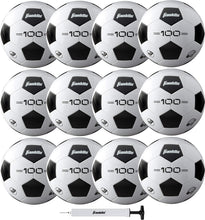 Load image into Gallery viewer, Youth &amp; Adult Soccer Balls - Durable PVC, Soft Foam, Sizes 3, 4 &amp; 5 - Bulk Set